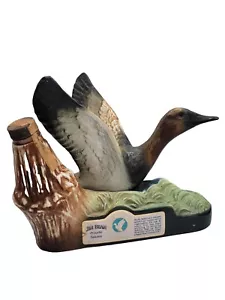 Bottiglia di liquore Jim Beam Ducks illimitata 1979 vintage Mallard in volo bar vuota - Foto 1 di 9