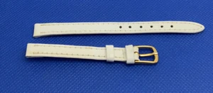 Ladies WB8 Genuine Leather Watch Strap. Yellow Buckle 8 mm # 376 NOS PS - Picture 1 of 2
