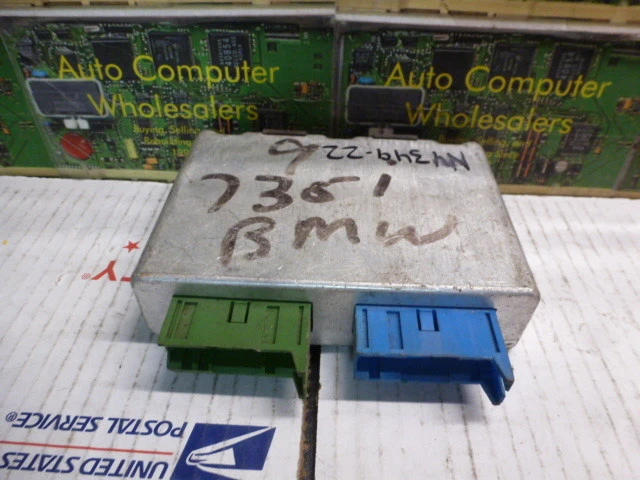 NY349-22 OEM GARANTÍA 1989 BMW 735I MÓDULO DE CONTROL DE CHOQUE Foto 1 de 2