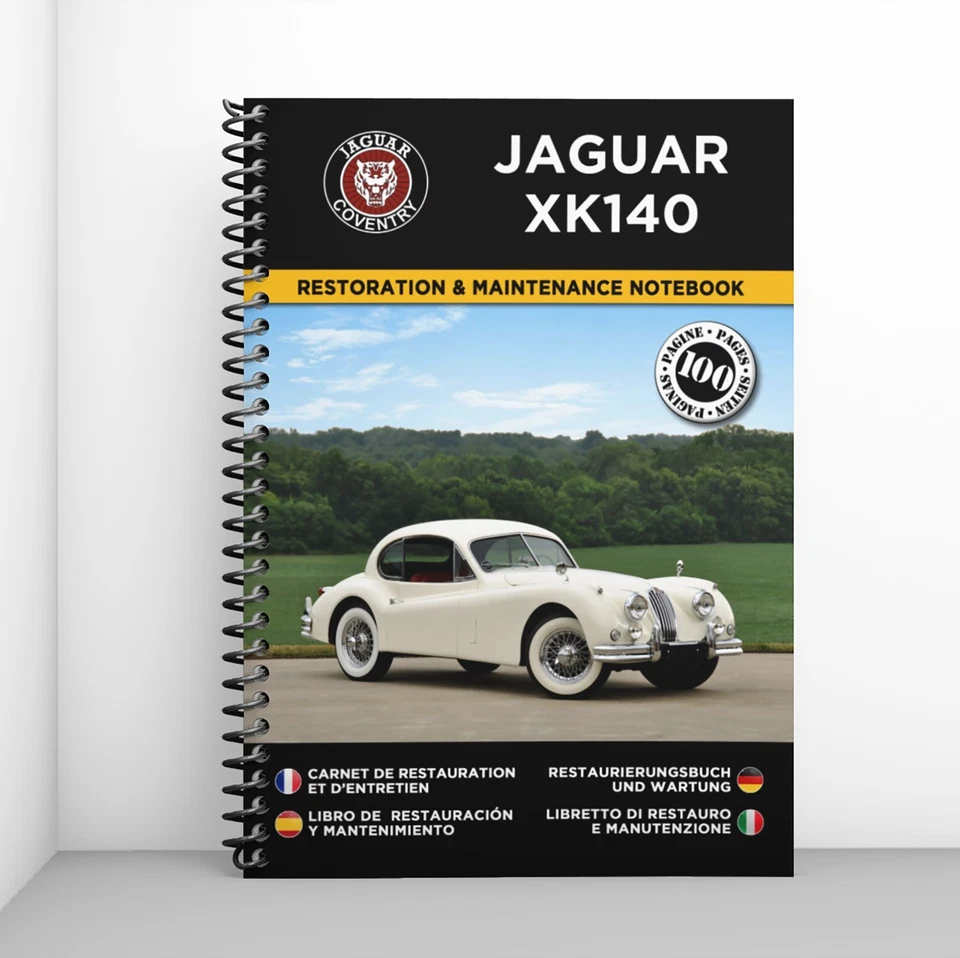 JAGUAR XK140 : Libretto Di Restauro E Manutenzione - CONSEGNA GRATUITA - Immagine 1 di 4