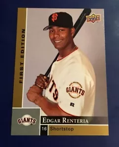 2009 Upper Deck # 372 EDGAR RENTERIA San Francisco Giants - Picture 1 of 1