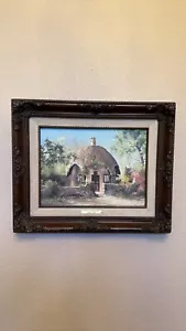 MARTY BELL 1992 Limited Ed. Druck REGENSCHIRMHAUS Holz gerahmt #270/900 Echtheitszertifikat - Bild 1 von 10