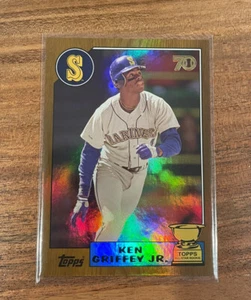 2021 Topps Ken Griffey Jr. All Star Rookie Cup Gold Foil Refractor /50 SP NRMT+ - Picture 1 of 2
