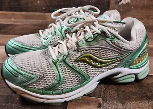 Saucony Triumph 4 Laufschuhe Damen 8,5 grün silber ProGrid Turnschuhe Y2K - Bild 1 von 19