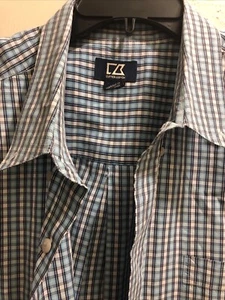 Cutter Buck 3XL Plaid Shirt Men’s Collar Botton & SYNRGY Plaid 3XL 2 Lot Free 🎁 - Picture 1 of 14