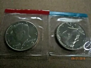 1973 P D KENNEDY HALF DOLLARS FROM UNCIRCULATED MINT SET IN ORIGINAL CELLO - Picture 1 of 6