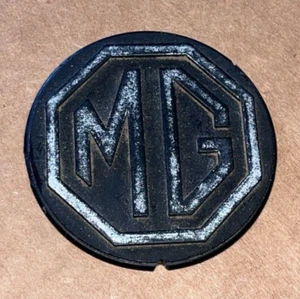 Vintage MG, Plastic Auto Emblem (2-1/4 Inch Dia.) - Picture 1 of 2