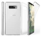 Samsung Galaxy Note 8 Tri Max 360 Sim Clear Cell Phone Case Holder Transparent