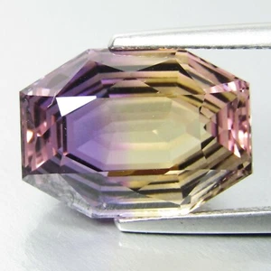 10.92Cts Fine Quality Natural Ametrine Fashion Cushion Cut Loose Gem REF VDO - Picture 1 of 3