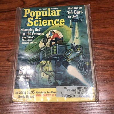 Popular Science Magazine July 1963 - Image 1 of 2