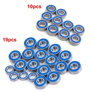 10/19Pcs Metal Bearings Kit For Traxxas 1/10 2wd Slash Stampede Rustler Bandit - Picture 1 of 13