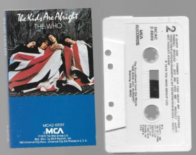 The Who – The Kids Are Alright Cassette 1979 Tape - MCAC-26899 - Image 1 of 2