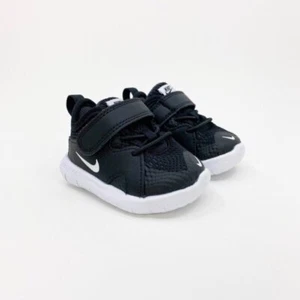 Nike Flex Contact 3 AR4155-001 Black White Baby Toddler Shoes Sneakers Size 2C - Picture 1 of 7