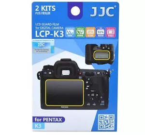 JJC LCP-K3 LCD Screen Protector Guard Film Cover for Pentax K3 DSLR Camera - Picture 1 of 2