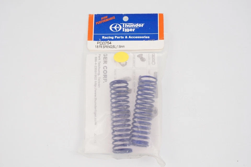 Thunder Tiger PD0754 1/8 Vordere Feder Blau 1.6mm Modellbau - Bild 1 von 1