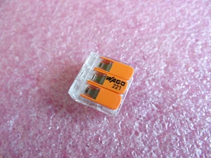 WAGO 221-413 Verbinder Verbindungsklemme 3 Leiter bis 4mm² mit Hebel - Bild 1 von 4
