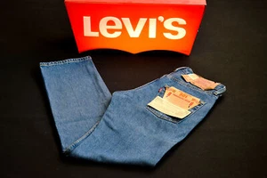 Pantalón Levis Jeans Manguera Levi`s 501 Denim Etiqueta Roja De Colección Deadstock Años 90 W 32 L 34 - Imagen 1 de 14