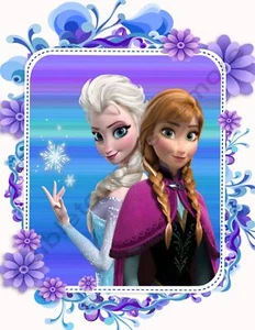 Frozen Personalized Edible Print Premium Cake Toppers Frosting Sheets 5 Sizes - Picture 1 of 4