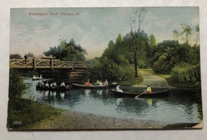 Washington Park, Chicago, ILL. Postcard (V1) - Picture 1 of 2
