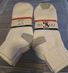 6 Pair Ankle Socks Size 10-13 new fast free shipping - Picture 1 of 1