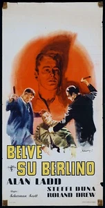 BELVE SU BERLINO ALAN LADD LOCANDINA CINEMA HITLER BEAST OF BERLIN USED PLAYBILL - Foto 1 di 1