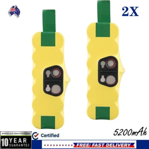 2 Battery for iRobot Roomba 500 510 537 550 580 630 650 780 880 800 5200mAh NIMH - Picture 1 of 15