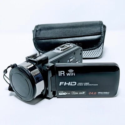 IR WiFi FHD DV Cam 1920 x 1080P High Definition  16x Digital Zoom Touch Screen B - Image 1 of 4