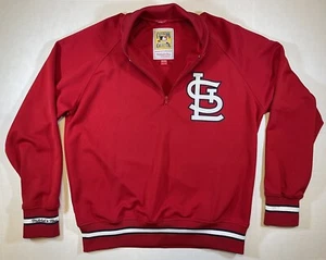 St. Louis Cardinals MLB Pullover Cooperstown Men's Sz 52 2XL Med Mitchell & Ness - Picture 1 of 14
