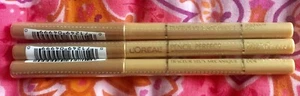 3 SEALED LOREAL PENCIL PERFECT AUTOMATIC EYE LINER TOUCH OF GOLD EYELINER - Picture 1 of 2