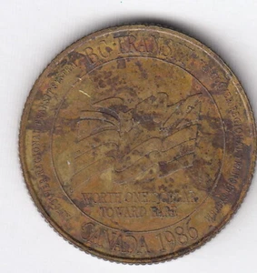 Canada 1986 Exonumia- BC Transit- Vancouver - The spirit - Token - Foto 1 di 2