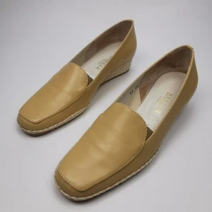 ~ Barker England Savannah beige Nappa Espadrille Slipper Schuhe ~ UK 6,5 ~ - Bild 1 von 18
