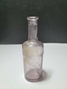 Larkin Soap Co. Buffalo lila Glasflasche Initialen auf der Vorderseite. geprägt - Bild 1 von 14
