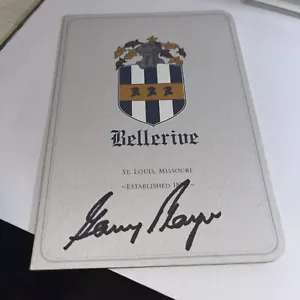 Gary Player 1965 vincitore US Open firmato Bellerive scorecard - Foto 1 di 1