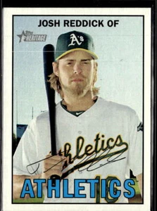 2016 Topps Heritage Josh Reddick Oakland Athletics #143 4 Card Lot - Picture 1 of 2
