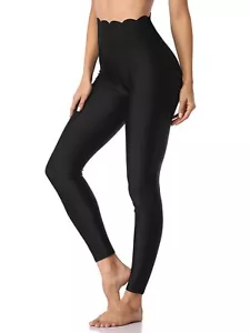 Swimming Pants for Women High Waisted Swim Leggings Quick Dry SPF Swim Pants ... - Picture 1 of 9