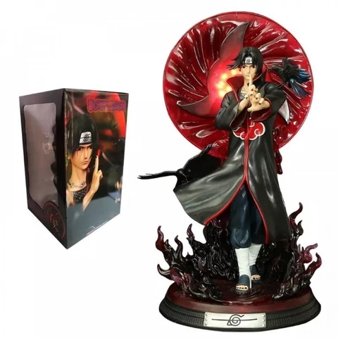 Naruto Shippuden Uchiha Itachi Japanese Home Action Figure Collection Statue Cover