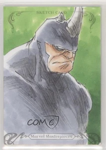 2018 Upper Deck Marvel Masterpieces 1/1 Shawn Langley Auto Sketch 5za - Picture 1 of 3