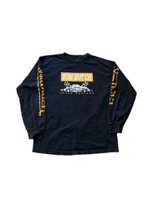 Von Dutch Speed Dealers Y2K Black Long Sleeve Graphic T Shirt Size Medium - Picture 1 of 5