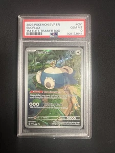 Snorlax 051 Sv: Scarlet & Violet Promo Cards Holo - Picture 1 of 2