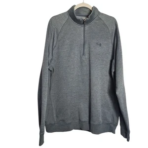 Under Armour Herren grau Viertel Reißverschluss Fleece Sweatshirt Activewear Outdoor 2XL - Bild 1 von 9