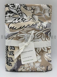 Pottery Barn Celeste Blume Baumwolle Duschvorhang Multi 72" Quadrat #Q8N - Bild 1 von 3