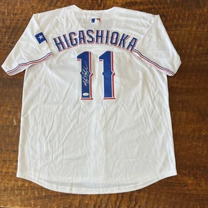 Kyle Higashioka Signed Texas Rangers Jersey JSA Coa Autographed - Picture 1 of 6