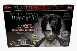 CRISS ANGEL Mindfreak Platinum Magic Kit Over 350 Tricks w/DVD NIB Sealed - Picture 1 of 3
