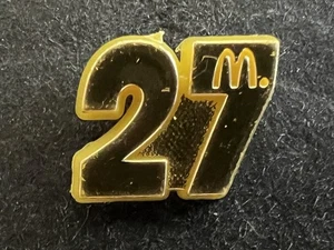 Vintage McDonalds - 27 - gelb & goldfarben 27 & McDonalds Logo Sammler Pin - Bild 1 von 3