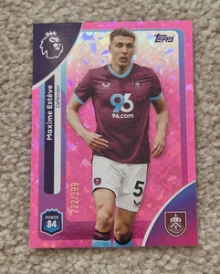 Tarjeta Maxime Esteve 222/399 #309 Rosa Brillante - Topps Premier League 2026 - Imagen 1 de 1