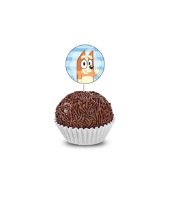 Party Cupcake Toppers 30 units - Modelo Bluey - Picture 1 of 3