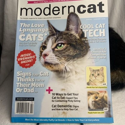 MODERN CAT MAGAZINE Spring Summer 2024 The Love Language Of Cats New - Image 1 of 3