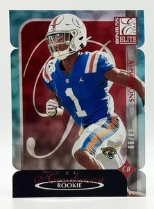 2020 Donruss Elite 2000 Aspirations Die-Cut CJ Henderson RC 60/99 Jaguars - Picture 1 of 2