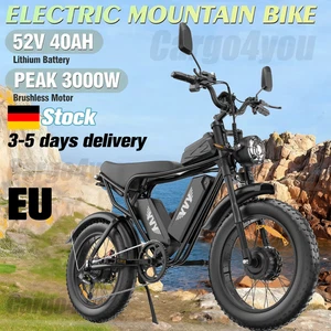 Bicicleta Eléctrica 52V 40Ah 20" 2000W Doble Motor Bicicleta E-MountainBike YVY C20 Pro - Imagen 1 de 12