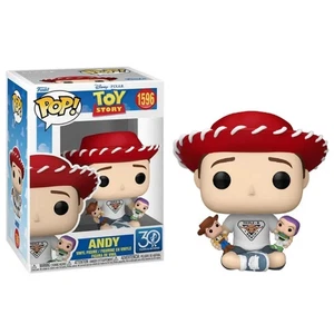 DISNEY TOY STORY 30TH ANDY 3.75" POP VINYL FIGURE NEW FUNKO 1596 PIXAR - Picture 1 of 3